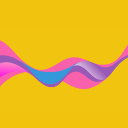 Imagem abstrata representando as ondas sonoras.